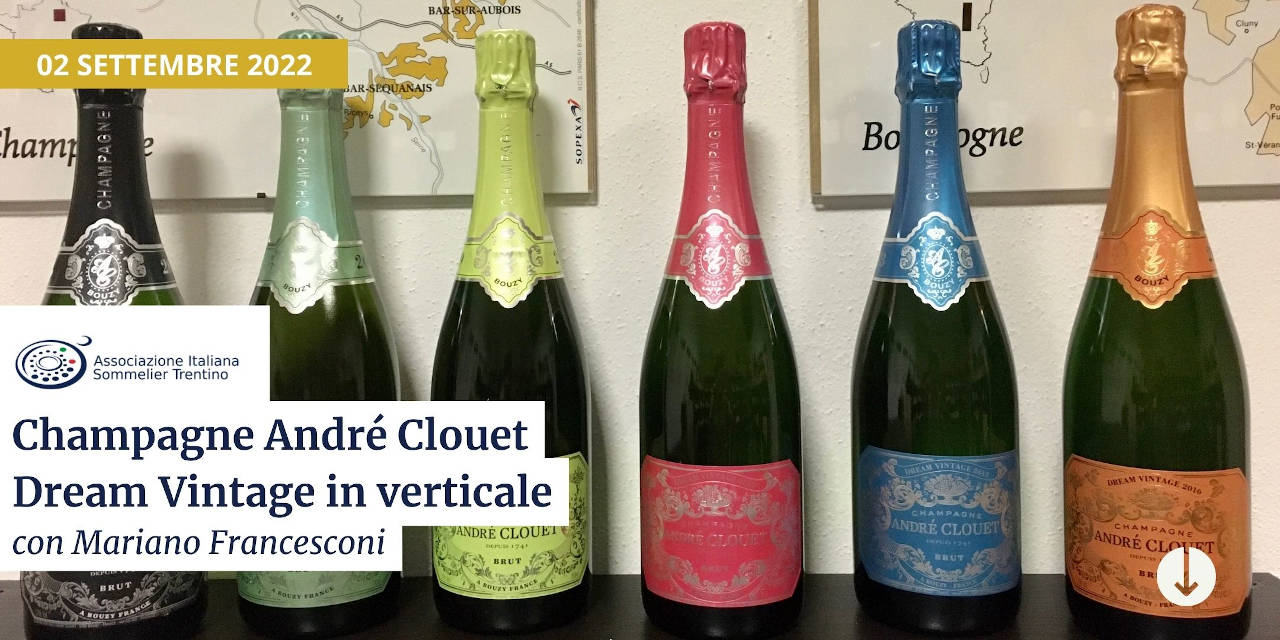 Champagne André Clouet Dream Vintage in verticale